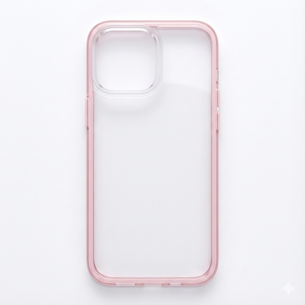 Funda Transparente Contorno Rosa - IPhone 13