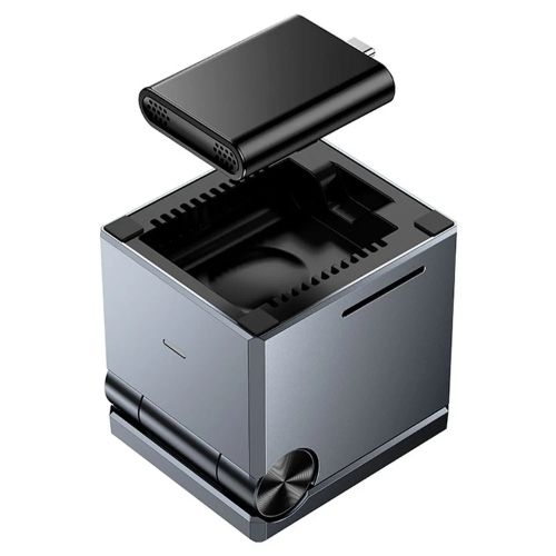 Cargador inalámbrico Hoco CQ8, plegable 3 en 1