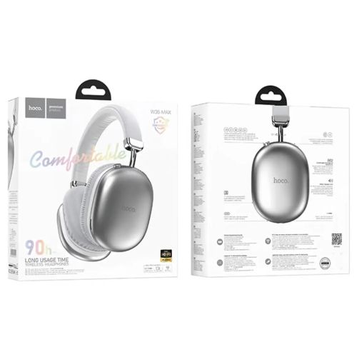 Audífonos Hoco W35 Max Joy Bluetooth Plateado