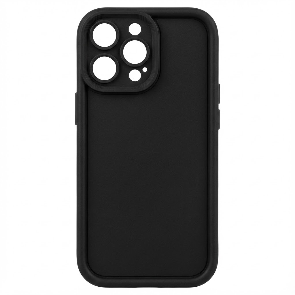 Funda Silicona Gruesa Negra - IPhone 13