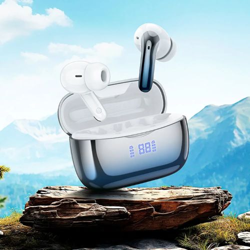 Audífonos Hoco TWS ANC EQ16 Shine, cancelación de ruido, Azul