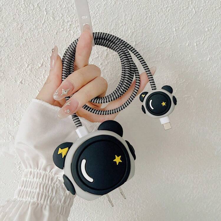 Set 4 Piezas Protector de Cargador Astronauta