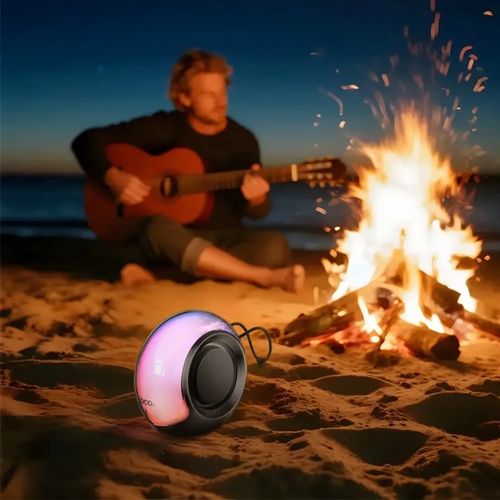 Parlante Hoco DS65 Ambient Light Snail Negro