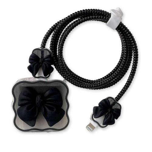 Set 5 Piezas Protector de Cargador Mono Negro