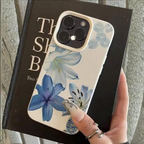 Funda Funda Flores Azul - Iphone 11