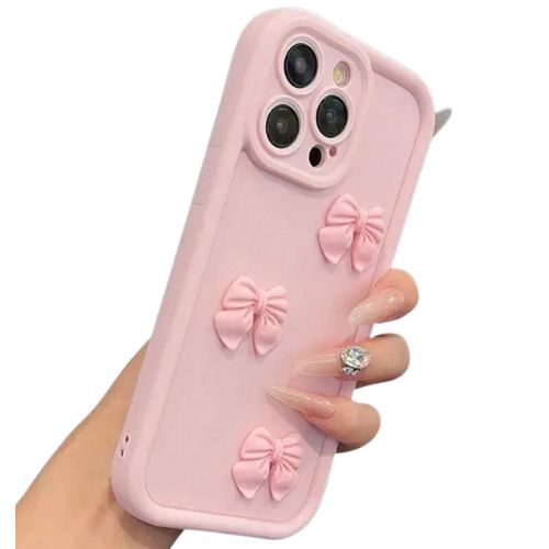Funda Rosa con Moño - Iphone 11