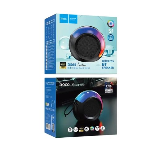 Parlante Hoco DS65 Ambient Light Snail Negro