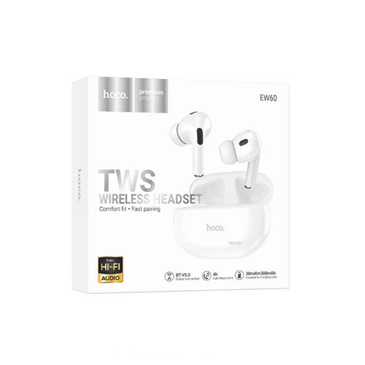 Audifonos TWS Hoco EW60 Norman Blanco