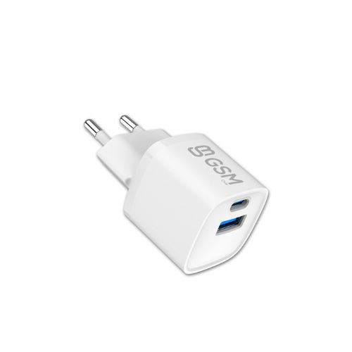 Cargador Casa FM-3001 30W USB A+C SEC Blanco