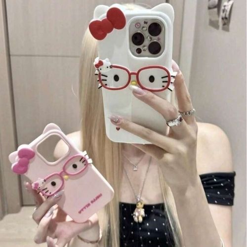 Funda Hello Kitty Lentes - Iphone 14